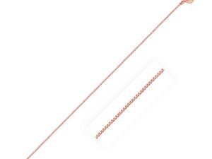 14k Rose Gold Classic Box Chain (0.45 mm)
