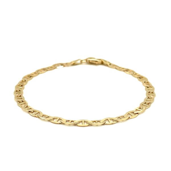 14k Yellow Gold Mariner Link Bracelet (4.50 mm) - Image 2