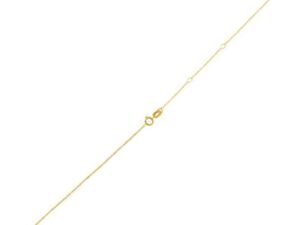 Adjustable Cable Chain in 14k Yellow Gold (0.97 mm)