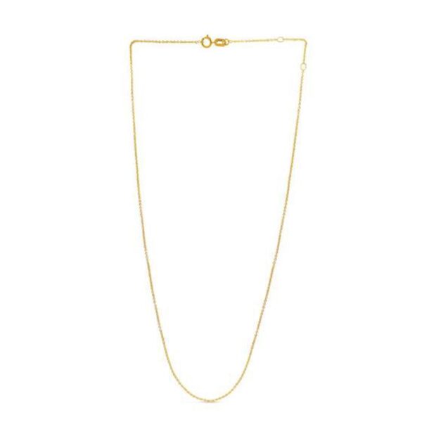 Adjustable Cable Chain in 14k Yellow Gold (0.97 mm) - Image 2