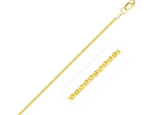 14k Yellow Gold Forsantina Lite Cable Link Chain (1.80 mm)