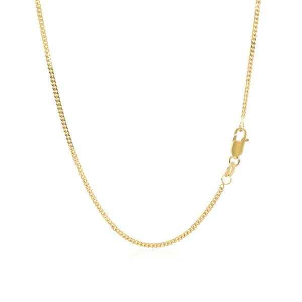 14k Yellow Gold Gourmette Chain (1.40 mm) - Image 3