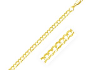 10k Yellow Gold Curb Bracelet (5.70 mm)