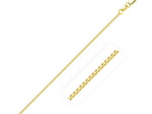 10k Yellow Gold Classic Box Chain (0.94 mm)