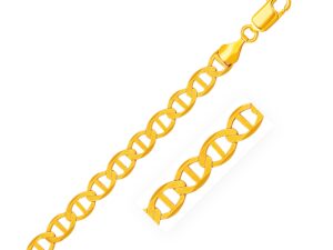 14k Yellow Gold Mariner Link Bracelet (6.30 mm)