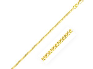 10k Yellow Gold Gourmette Chain (2.10 mm)