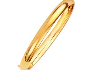 Classic Bangle in 14k Yellow Gold (6.00 mm)