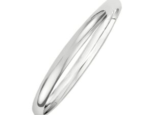 Classic Bangle in 14k White Gold (5.00 mm)