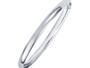 Classic Bangle in 14k White Gold (6.00 mm)