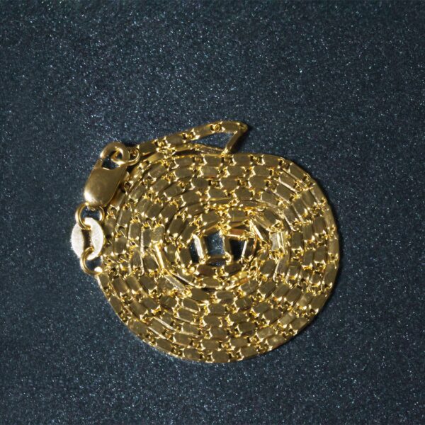 14k Yellow Gold Lumina Pendant Chain (1.00 mm) - Image 6