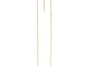 Endless Adjustable Box Chain in 14k Yellow Gold (0.95 mm)