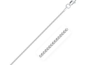 14k White Gold Franco Chain (0.90 mm)