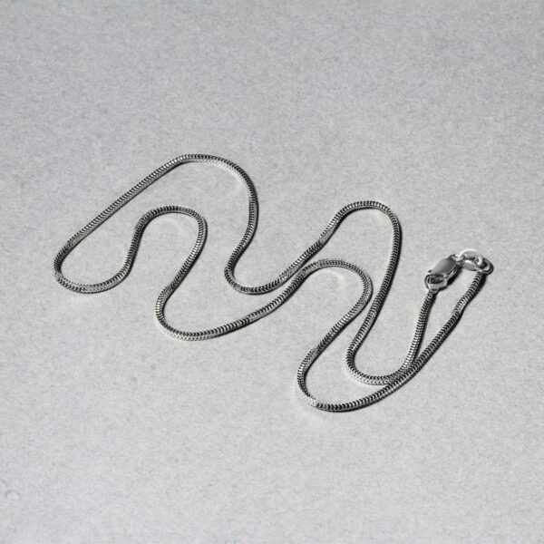 14k White Gold Milano Chain (1.10 mm) - Image 6