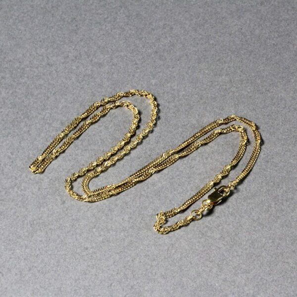 10k Yellow Gold Singapore Chain (1.80 mm) - Image 3