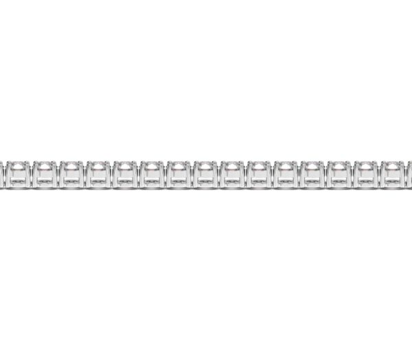 Lab Grown Round Diamond Tennis Bracelet in 14k White Gold (10 cctw F/G  VS2/SI1) - Image 3
