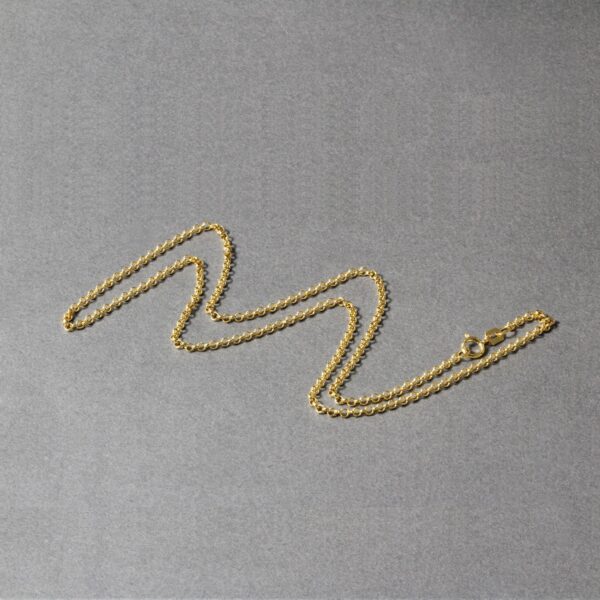 14k Yellow Gold Rolo Chain (1.90 mm) - Image 5