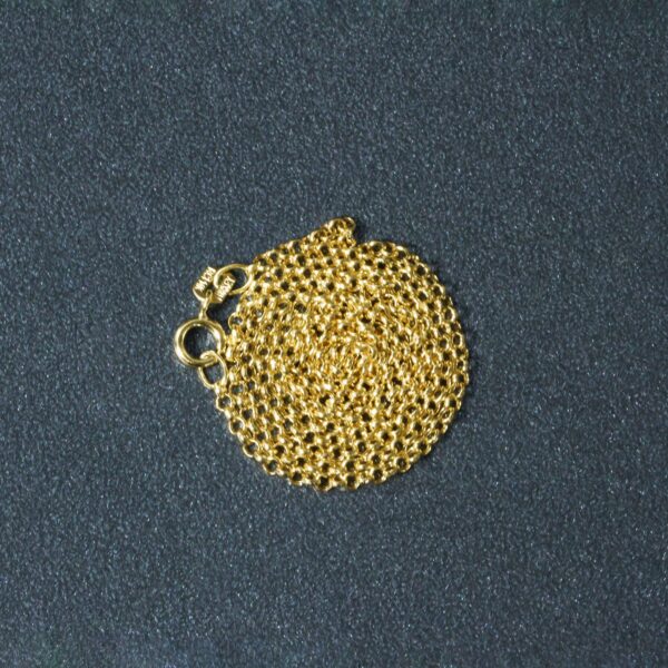 14k Yellow Gold Rolo Chain (1.90 mm) - Image 6