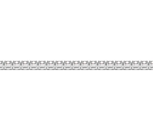 Lab Grown Round Diamond Tennis Bracelet in 14k White Gold (5 cctw  F/G  VS2/SI1) - Image 3