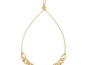 Adjustable Chain Bracelet in 14k Yellow Gold (5.00 mm)