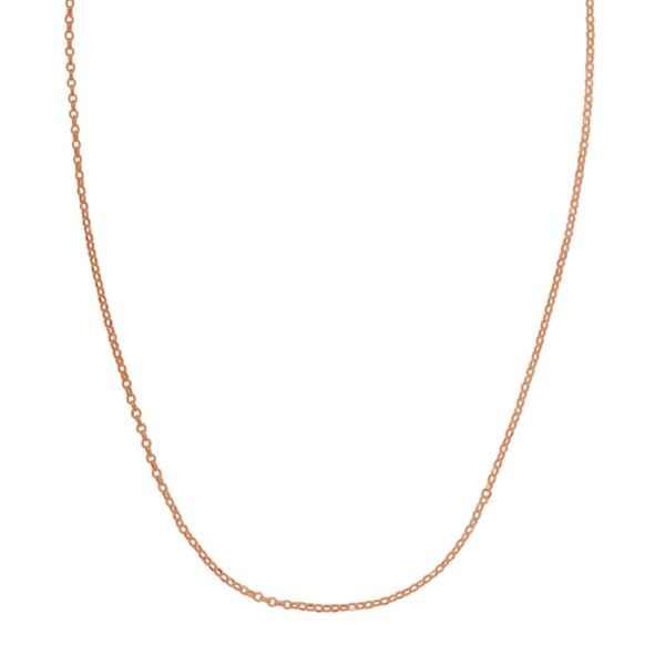 Double Extendable Cable Chain in 14k Roee Gold (1.40 mm) - Image 2