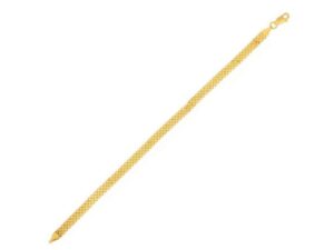 14k Yellow Gold Bismark Bracelet (4.70 mm)