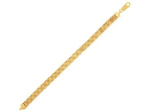 14k Yellow Gold Bismark Bracelet (7.00 mm)