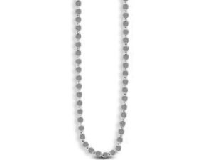 14k White Gold Oval Mirror Chain (2.20 mm)