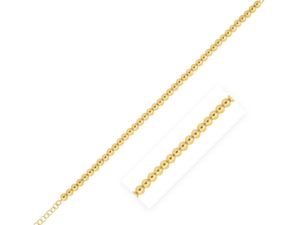 14k Yellow Gold Bead Bracelet  (4.00 mm)