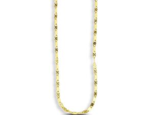 14k Yellow Gold Sparkle Valentino Chain (1.70 mm)