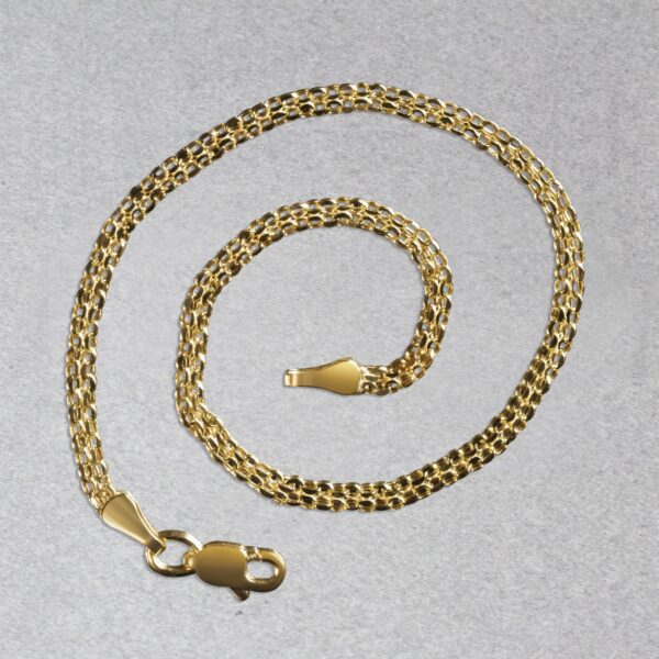 14k Yellow Gold Bismark Bracelet (2.50 mm) - Image 4