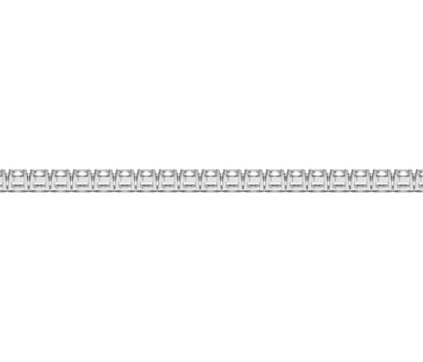Lab Grown Round Diamond Tennis Bracelet in 14k White Gold (4 cctw F/G  VS2/SI1) - Image 3