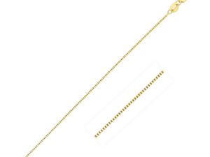 14k Yellow Gold Classic Box Chain (0.45 mm)