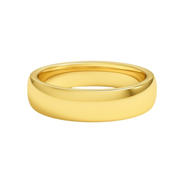 14k Yellow Gold Comfort Fit Wedding Band (6.00 mm) - Image 2