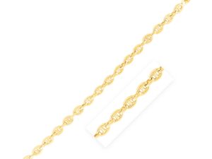 14k Yellow Gold High Polish Mariner Link Bracelet  (5.40 mm)