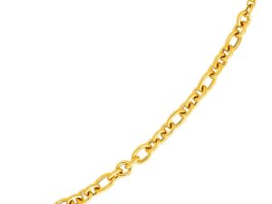 14k Yellow Gold Oval Link Bracelet (9.40 mm)
