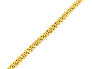 10k Yellow Gold Semi Solid Miami Cuban Bracelet (6.10 mm)