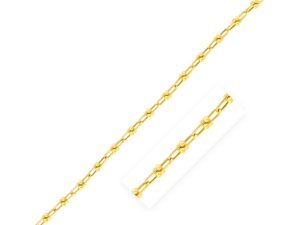 14k Yellow Gold 7 1/2 inch Jax Chain Bracelet (3.00 mm)