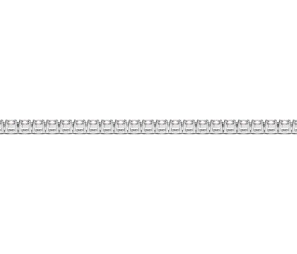 Lab Grown Round Diamond Tennis Bracelet in 14k White Gold (3 cctw F/G  VS2/SI1) - Image 3