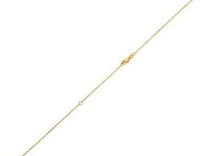 Extendable Bead Chain in 14k Yellow Gold (1.00 mm)