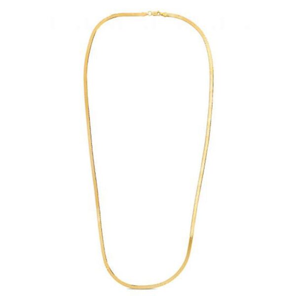 14k Yellow Gold Super Flex Herringbone Chain (1.50 mm) - Image 3