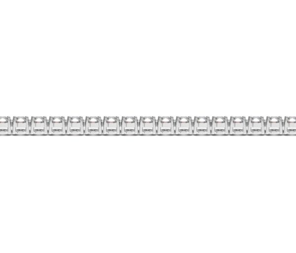 Lab Grown Round Diamond Tennis Bracelet in 14k White Gold (6 cctw F/G  VS2/SI1) - Image 3
