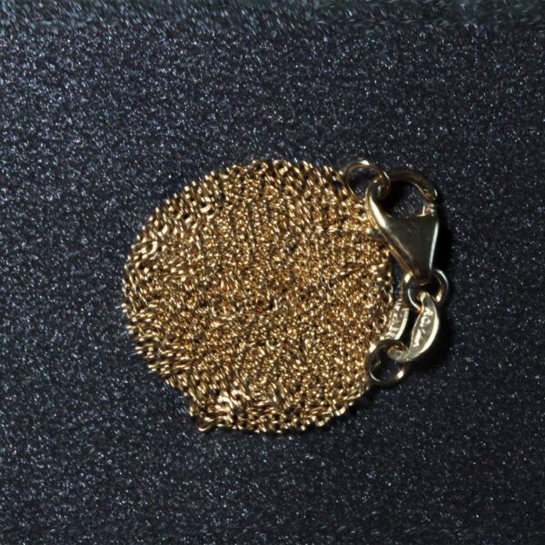 14k Yellow Gold Oval Cable Link Chain (0.85 mm) - Image 6
