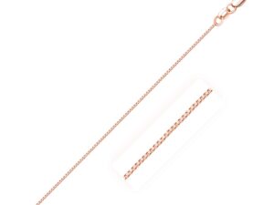 14k Rose Gold Classic Box Chain (0.60 mm)
