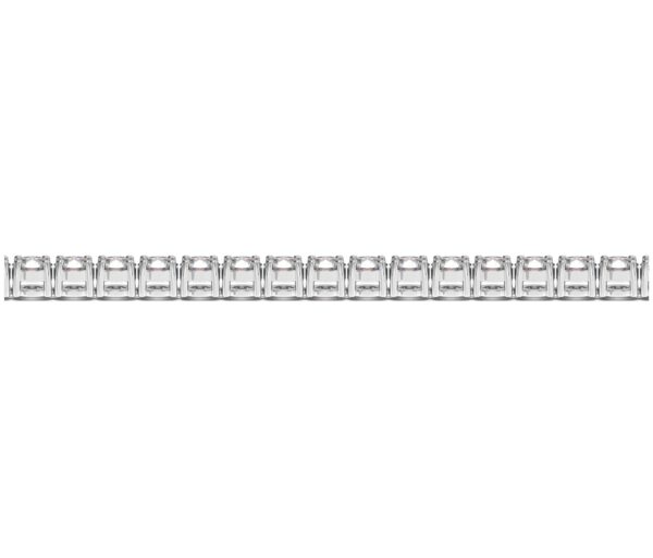 Lab Grown Round Diamond Tennis Bracelet in 14k White Gold (8 cctw F/G  VS2/SI1) - Image 3