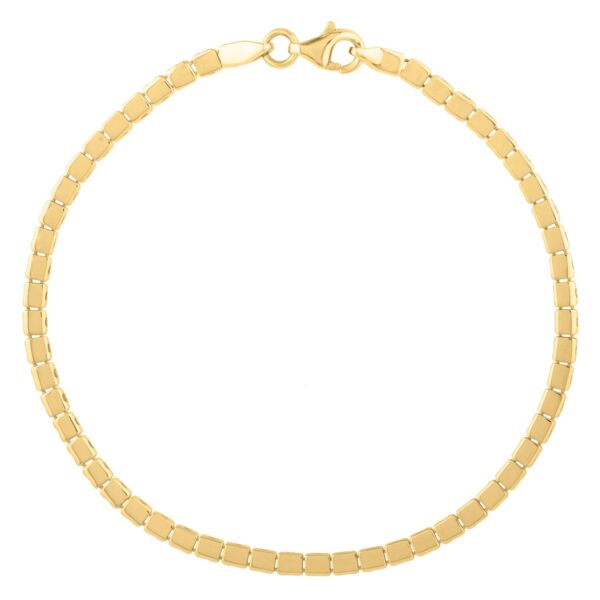 Mini Cube Bracelet in 14K Yellow Gold (2.60 mm) - Image 2