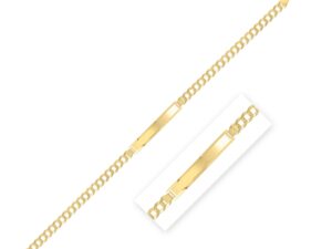 14k Yellow Gold Curb ID Bracelet (4.70 mm)