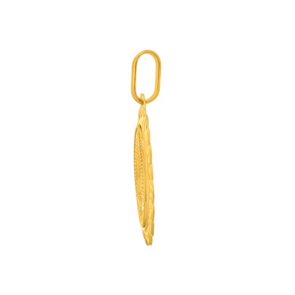 Religious Pendant with Our Lady of Guadalupe in 14K Yellow Gold - Image 2